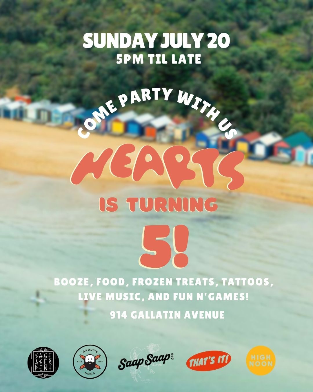 Hearts Fifth Anniversary